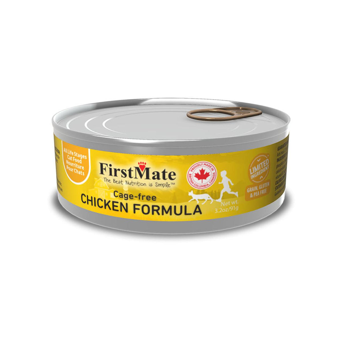 FirstMate Limited Ingredient – Cage-Free Chicken Formula for Cats - LIMITED INGREDIENT CAGE FREE CHICKEN