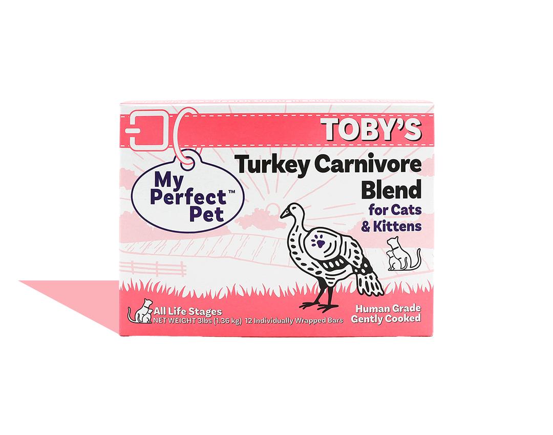MY PERFECT PET GRAIN FREE TOBYS CARNIVORE TURKEY - TURKEY / 3 LB