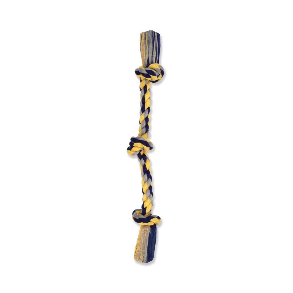 FLOSSY 3 KNOT ROPE TUG - FLOSSY 3 KNOT ROPE TUG