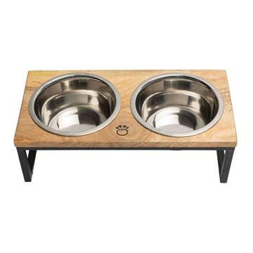 CONTEMPORARY WOODEN DOUBLE DINER - CONTEMPORARY WOODEN DOUBLE DINER