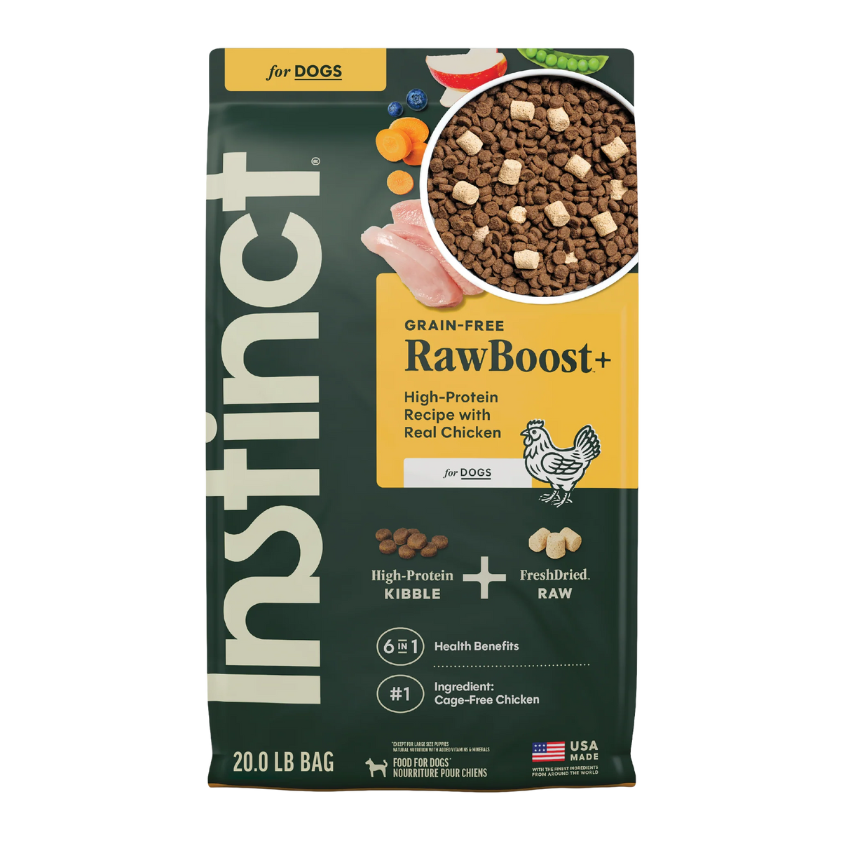 Instinct RawBoost+ Kibble Real Chicken Recipe