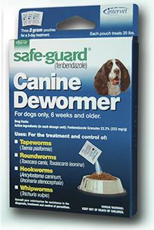 INTERVET SAFEGUARD K9 DEWORMER - INTERVET SAFEGUARD K9 DEWORMER