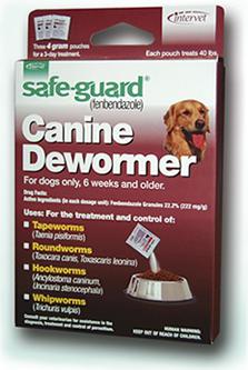 INTERVET SAFEGUARD K9 DEWORMER - INTERVET SAFEGUARD K9 DEWORMER