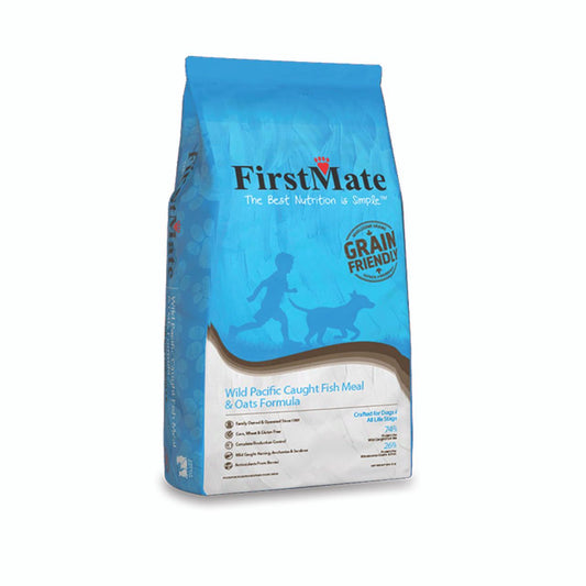FirstMate Wild Pacific Caught Fish & Oats Formula - GRAIN FRIENDLY FISH AND OATS