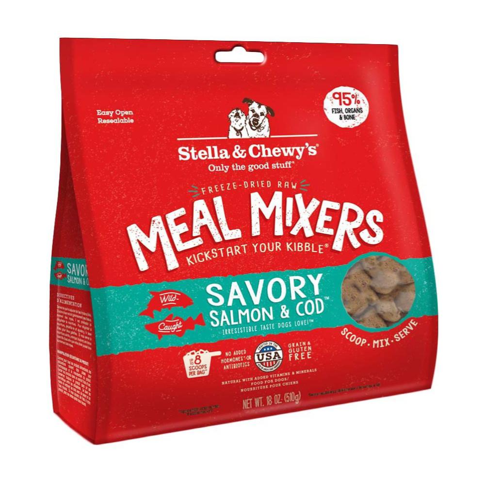 SAVORY SALMON AND COD MEAL MIXERS - SAVORY SALMON AND COD MEAL MIXERS