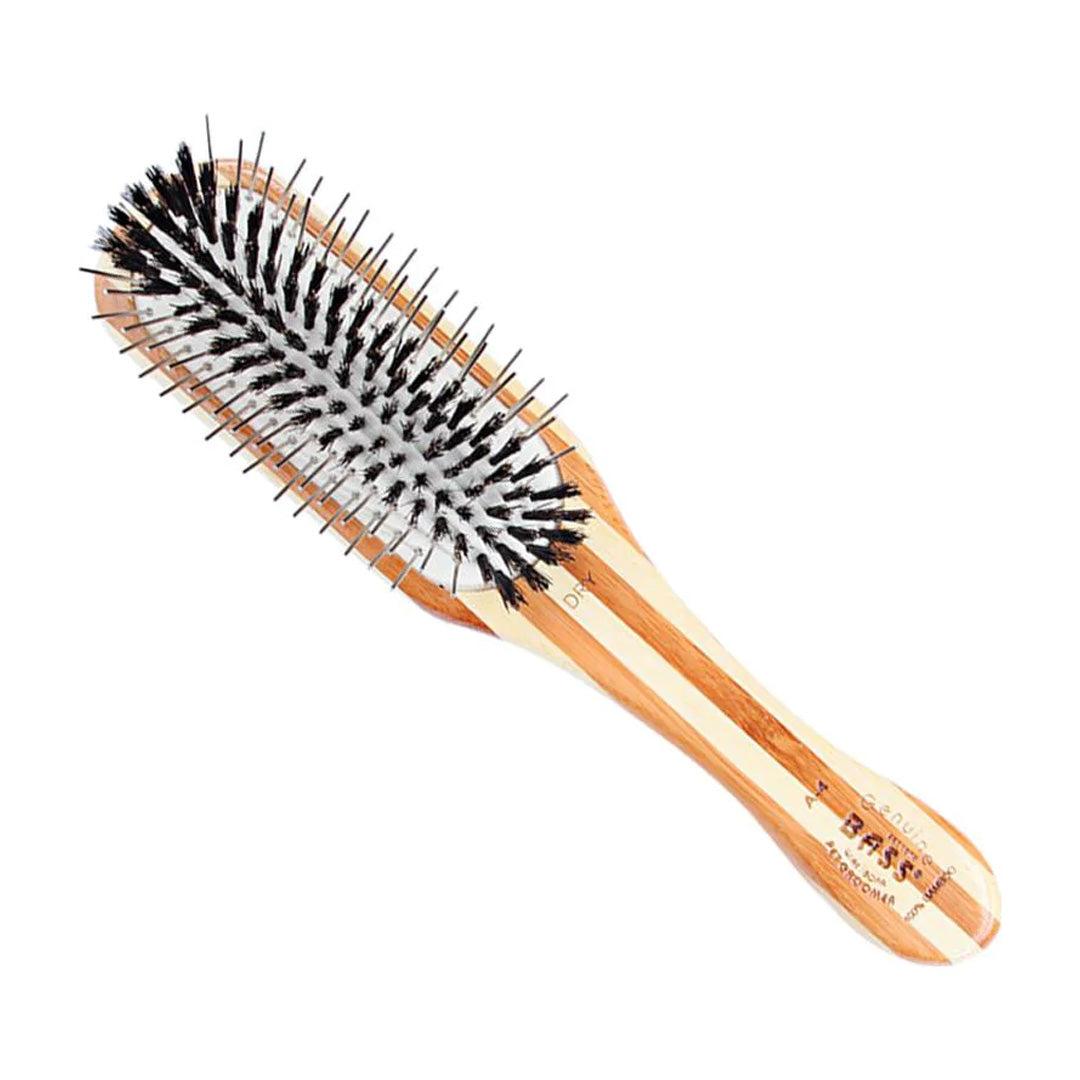 BOAR BRISTLE PLUS WIRE BRUSH RECTANGLE - BOAR BRISTLE PLUS WIRE BRUSH RECTANGLE