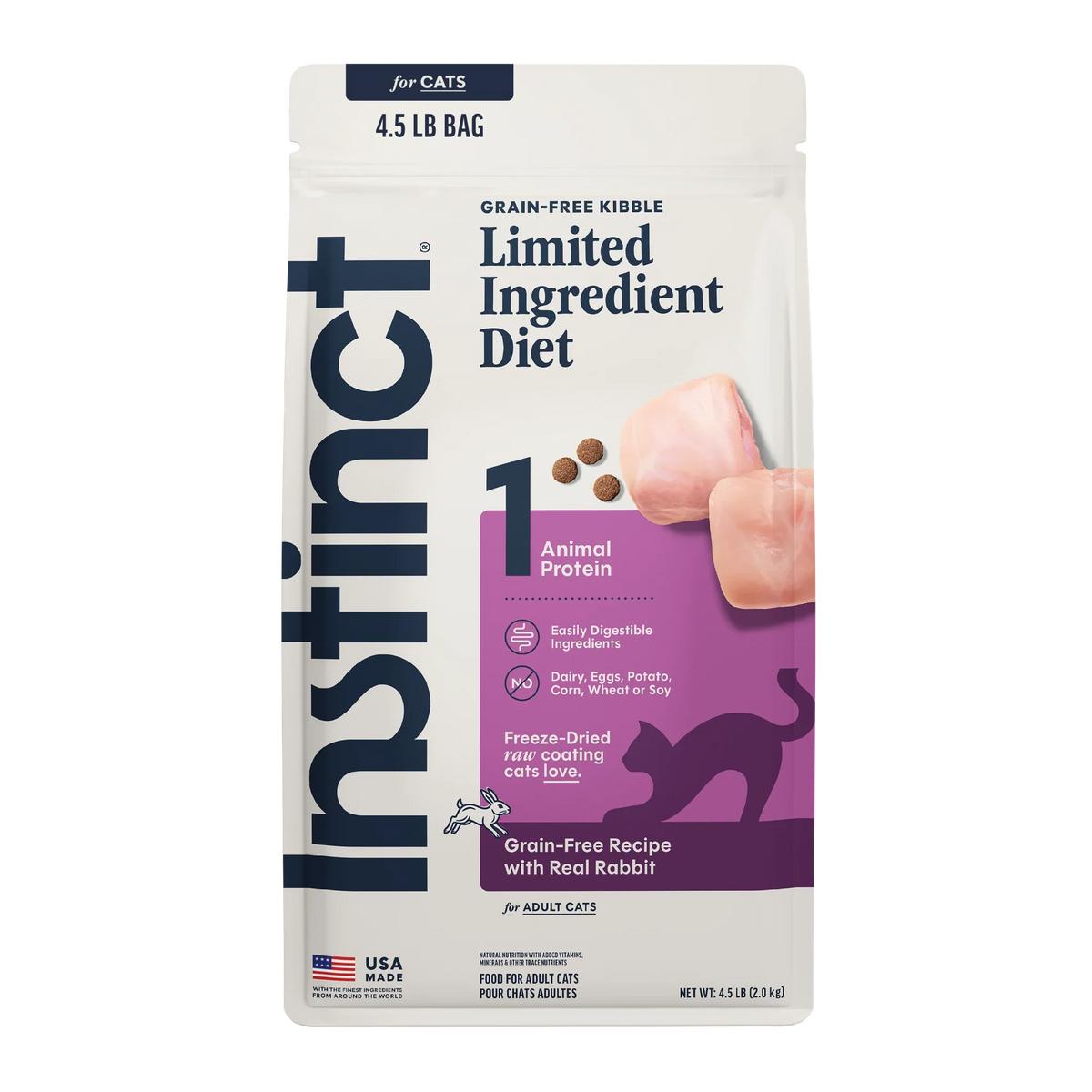 Instinct Limited Ingredient Diet Kibble Real Rabbit Recipe - LIMITED INGREDIENT DIET RABBIT