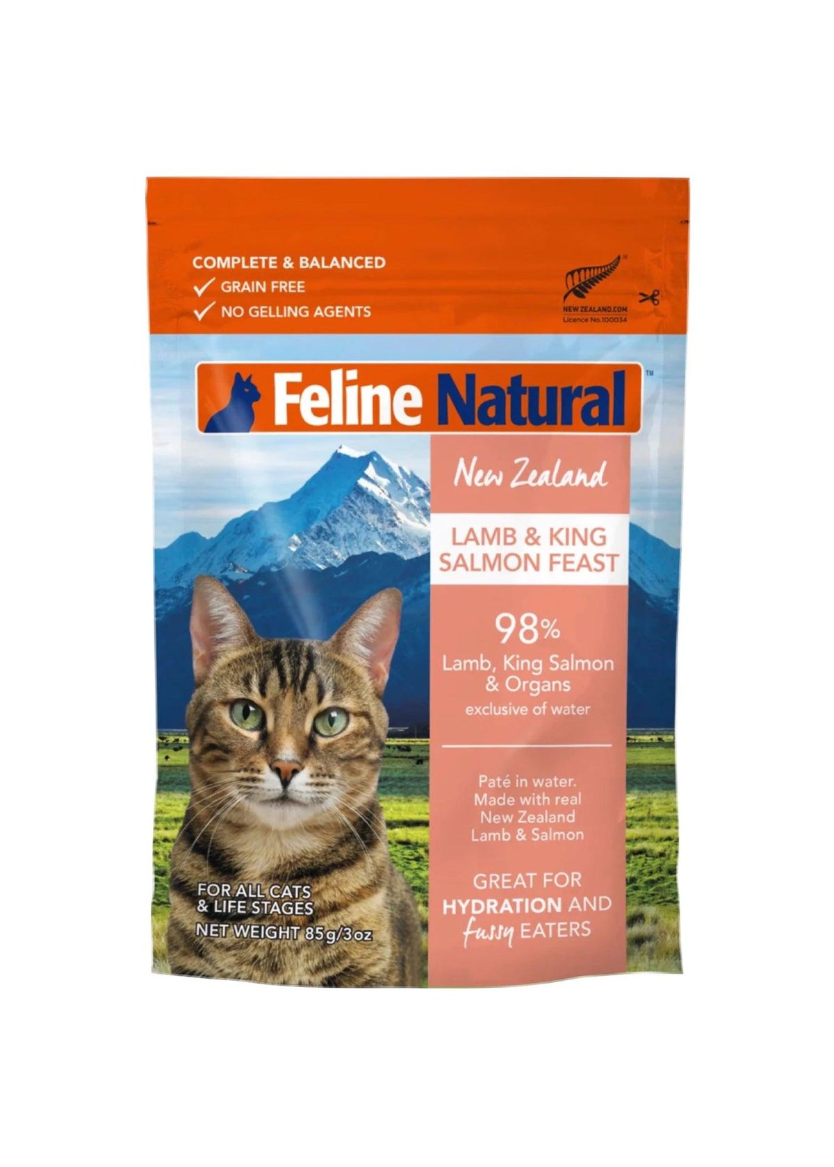 FELINE NATURAL LAMB SALMON POUCH - FELINE NATURAL LAMB SALMON POUCH