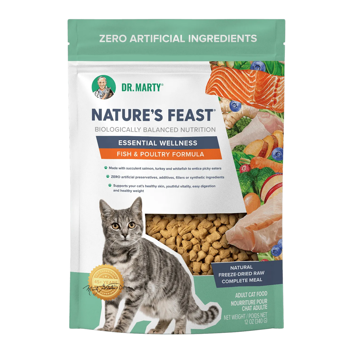Dr Marty's Nature's Feast Essential Wellness Fish & Poultry