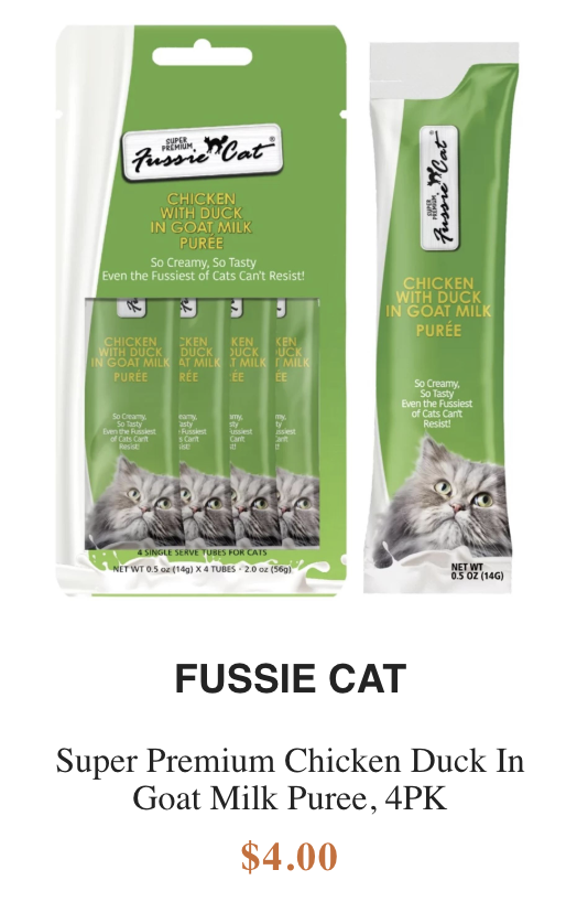 Fussie cat treats