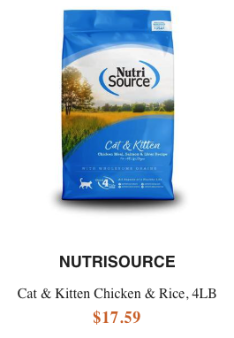 Nutrisource Cat & Kitten Chicken & Rice 4LB