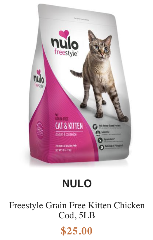 Nulo Freestyle Kitten Chicken Cod 5lb