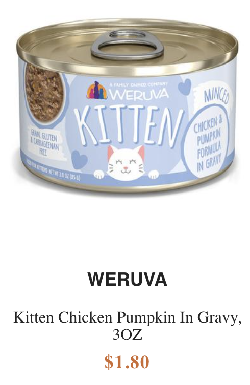 Weruva Kitten Chicken Pumpkin In Gravy