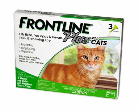 FRONTLINE Plus Flea Tick, 3PK