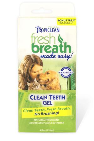 TROPICLEAN Fresh Breath Clean Teeth Gel, 4OZ