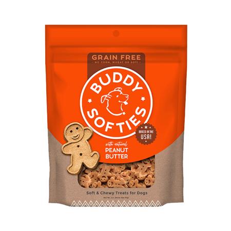 Buddy Biscuits Chewy Treats Peanut Butter, 5OZ