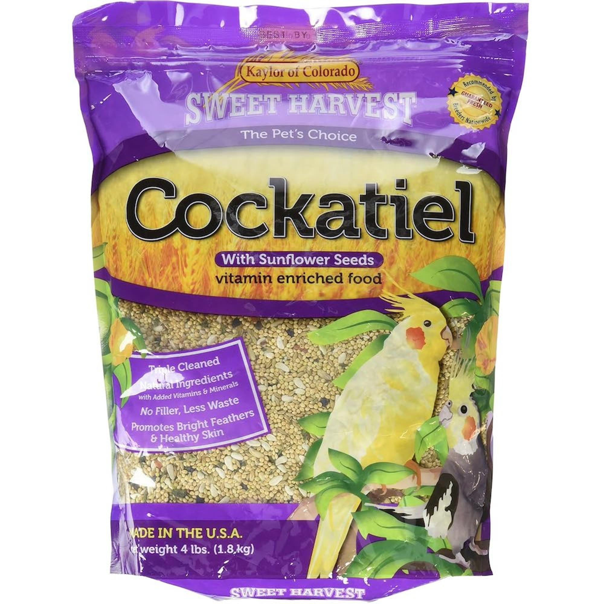 Sweet Harvest Cockatiel Sunflower, 4LB