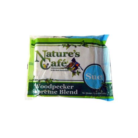 NATURES CAFE Woodpecker Supreme Blend Suet, 11OZ