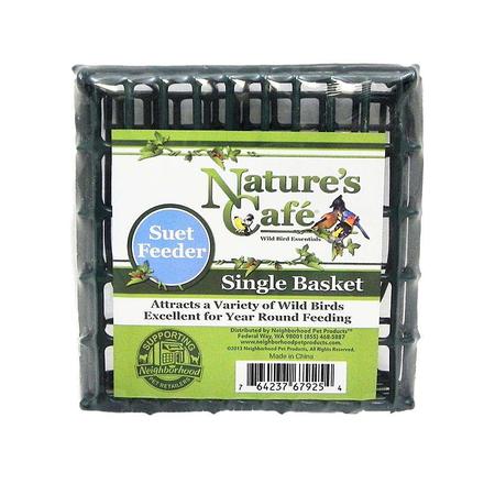 NATURES CAFE Single Suet Basket Bird