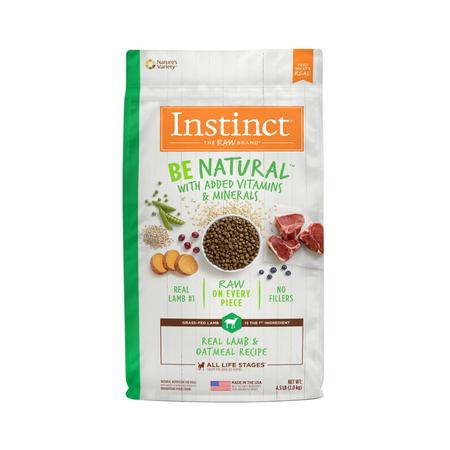 Be Natural Real Lamb & Oatmeal, 4.5LB