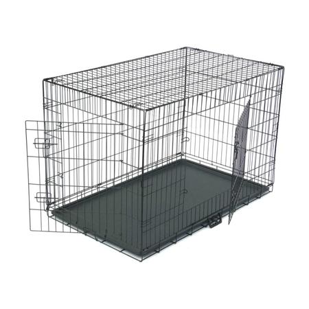 Double Door Wire Crate, 24INX18IN