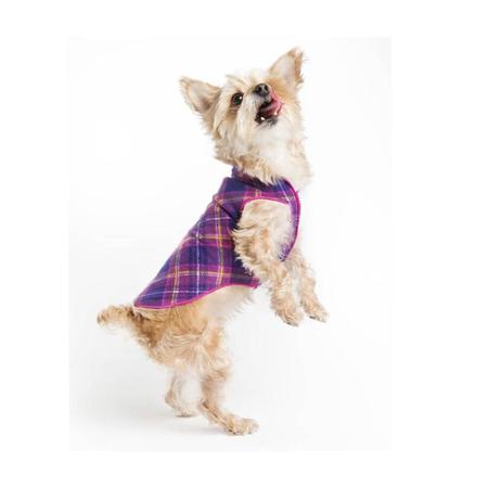 GOLD PAW Fleece, 6, Mulberry Plaid