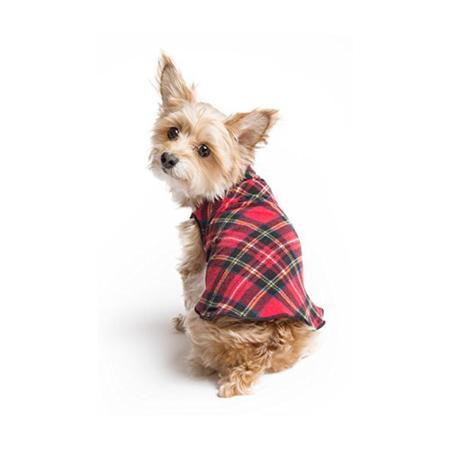 Fleece, 8, Red Plaid