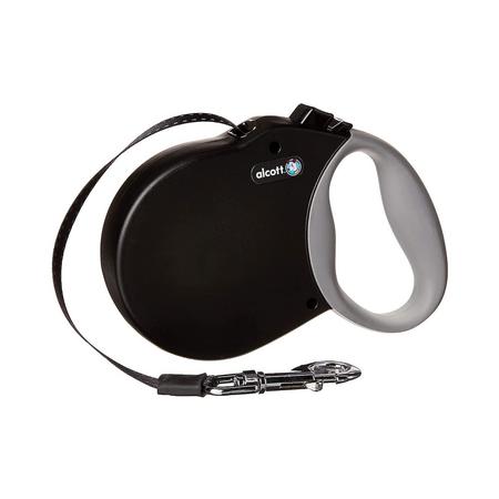 ALCOTT Retractable Leash, SM, Black