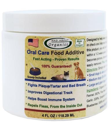 MAD ABOUT ORGANICS Oral Care Food Additive, 4OZ