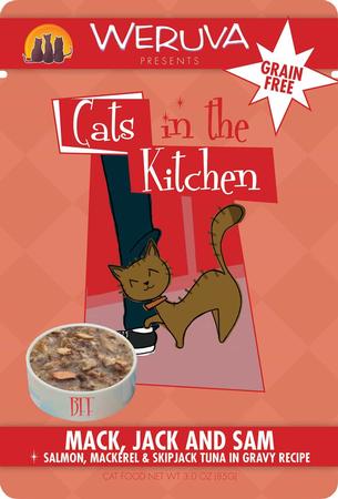 Cats In The Kitchen Mack Jack Sam, 3OZ