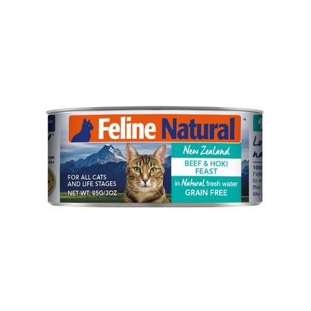 Feline Natural Beef Hoki, 6OZ