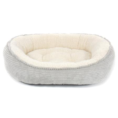 ARLEE Cody Cuddler Bed Silver, 26X22IN