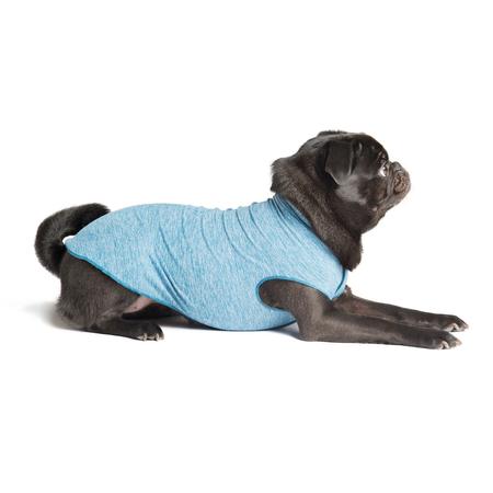 GOLD PAW Sun Shield Tee, 12, Ocean Blue