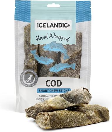 Hand Wrapped Cod Skin, 5IN/3PK