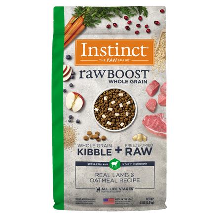 Raw Boost Whole Grain Lamb & Oatmeal, 4.5LB