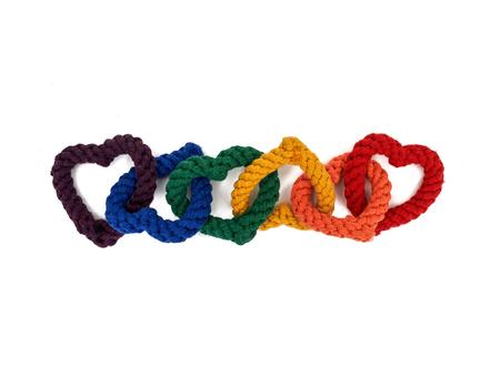 Chain Heart Rope Toy