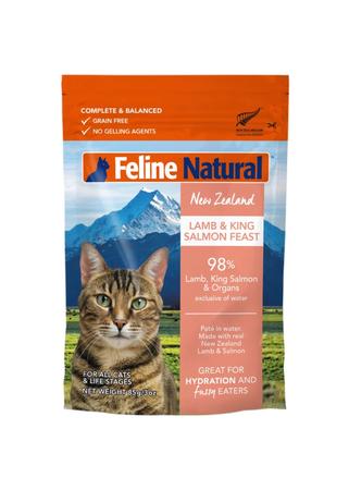 Feline Natural Lamb Salmon Pouch, 3OZ