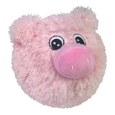 PETLOU Ez Squeaky Ball Pig, 4IN