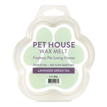 PET HOUSE Candle, WAXMELT, Lavender Green Tea