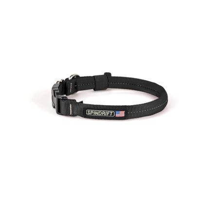 SPINDRIFT DOG GEAR Classic Comfort Collar, LG, Black