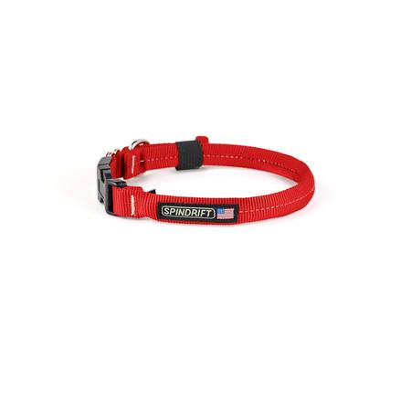 SPINDRIFT DOG GEAR Classic Comfort Collar, LG, Red