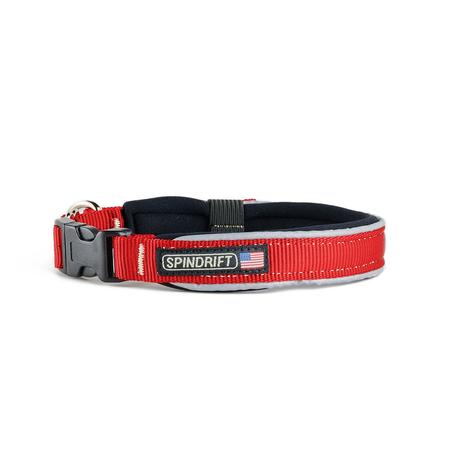 SPINDRIFT DOG GEAR Classic Safety Collar, LG, Red