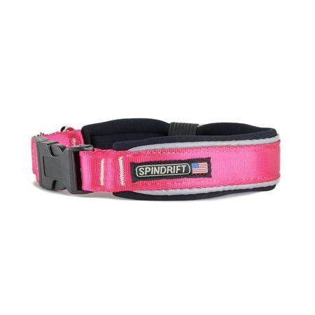 SPINDRIFT DOG GEAR Safety Collar, LG, Raspberry