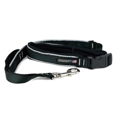 SPINDRIFT DOG GEAR Safety Leash, LG, Black