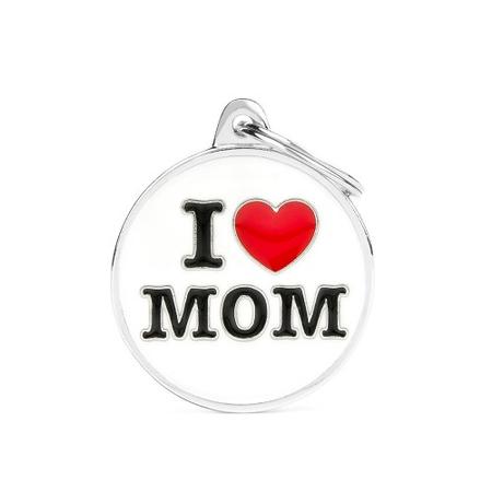 MYFAMILY Circle Tag, BIG, I Love Mom