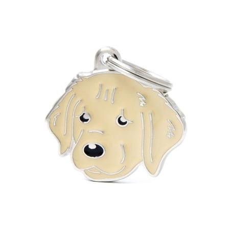 MYFAMILY Golden Retriever Tag