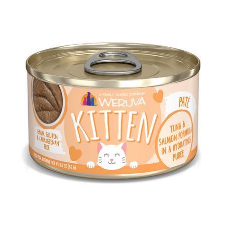 Kitten Tuna & Salmon In Puree, 3OZ