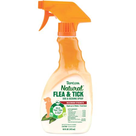 Natural Flea & Tick Spray, 16OZ