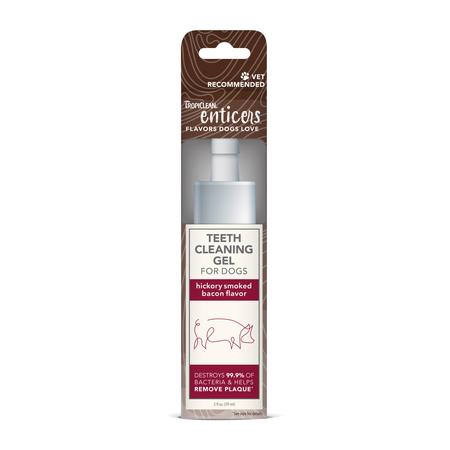 TROPICLEAN Enticers Teeth Cleaning Gel, 2OZ, Smoked Bacon