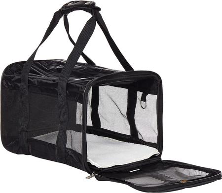 SHERPA Deluxe Pet Carrier, MD, Black